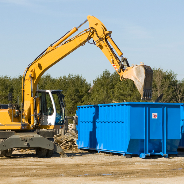 can i choose the location where the residential dumpster will be placed in Marshall Arkansas